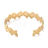 304 Stainless Steel Cuff Bangles for Women BJEW-K263-05G-12-3