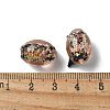 Handmade Foil Lampwork Beads Strands FOIL-Z001-04A-4