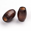 Dyed Barrel Natural Wood Beads WOOD-S619-9-LF-2