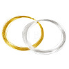 2 Rolls 2 Color Round Brass Wire CWIR-TA0001-07-1