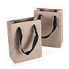 10Pcs Paper Gift Tote Bags with Nylon Ribbon Handles ABAG-TA0002-31B-3