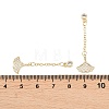 Brass Micro Pave Clear Cubic Zirconia Pendants KK-H257-02G-3