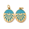 304 Stainless Steel Enamel Charm STAS-U061-32G-03-1