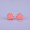 Round Silicone Focal Beads SI-JX0046A-108-2