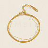 European 304 stainless Steel Multi-Layer Bracelets LS-ZZ1127-1
