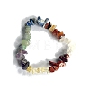 Natural & Synthetic Gemstone Stretch Bracelets PW-WG56138-11-1