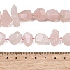 Natural Rose Quartz Beads Strands GG-CBA3D9B-12-3