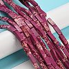Synthetic Imperial Jasper Dyed Beads Strands G-D077-C01-04-2