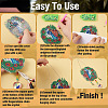 3 Sets 3 Style DIY Diamond Painting Wind Chime Kits DIY-BY0001-24-2