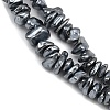 Electroplated Shell Pearl Beads Strands BSHE-H113-01C-3