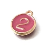 Alloy Enamel Charms ENAM-T010-07K-2