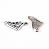Tibetan Style Alloy Pendants X-TIBE-N010-68AS-RS-2