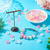 200Pcs Frosted Acrylic Beads FACR-TA0001-12-7