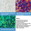 800Pcs Transparent Plastic Beads KY-PA0001-19B-7