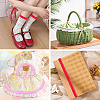 10M Double Layer Polyester Lace Ribbon OCOR-TA0004-14F-8