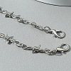 Alloy Barbed Wire Link Chain Necklaces FS-WG27EAE-01-2