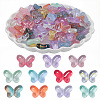 200Pcs Transparent Baking Paint Glass Beads GLAA-PA0001-13-1
