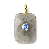 Natural Mixed Stone Faceted Pendants G-B186-01G-2