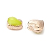 Heart Alloy Enamel Charms ENAM-YW0002-85B-2