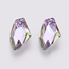 K9 Glass Rhinestone Pendants GLAA-K034-D02-1