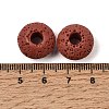 Lava Rock Gemstone European Beads GGDA007-5-3