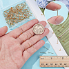 200Pcs 304 Stainless Steel Stud Earring Findings STAS-ME0001-49-3