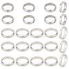 16pcs 2 style 304 Stainless Steel Bead Frames FIND-DC0001-62-1