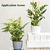 Leaf-Shaped Iron Plant Trellis AJEW-G074-03A-4