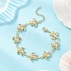 304 Stainless Steel Tortoise Link Bracelets BJEW-JB13338-1