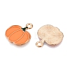 Thanksgiving Day Theme Alloy Enamel Pendants ENAM-T020-35N-2