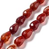 Natural Red Agate Beads Strands G-P520-B06-01-1