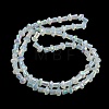 Electroplate Glass Beads Strands GLAA-K064-01A-10-3