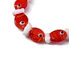 Handmade Lampwork Beads Strands LAMP-G154-07M-3