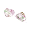 Handmade Transparent Lampwork Beads BLOW-D300-07G-3