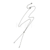 Adjustable 304 Stainless Steel Ball Chains Slider Necklaces Making AJEW-JB01661-02-1