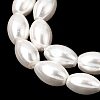 Electroplated Shell Pearl Beads Strands BSHE-C010-02-3
