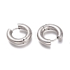 Tarnish Resistant 201 Stainless Steel Huggie Hoop Earrings EJEW-L256-05I-P-2
