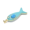 Ocean Dyed Synthetic Turquoise Pendants GG-CBA6980-12G-E-2