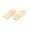 Rack Plating Textured Alloy Pendants PALLOY-T095-17G-2