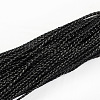 Braided Imitation Leather Cords X-LC-S005-002-1