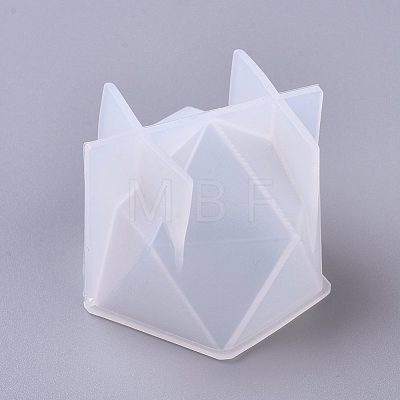 DIY Faceted Polygon Silicone Molds X-DIY-G014-13A-1