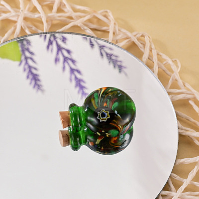 Handmade Lampwork Perfume Bottle Pendants LAMP-TADJ0001-05A-1