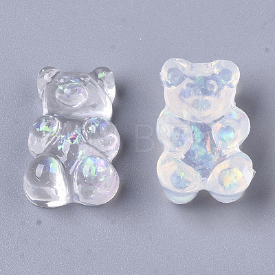 Transparent Epoxy Resin Cabochons X-CRES-N025-04-1