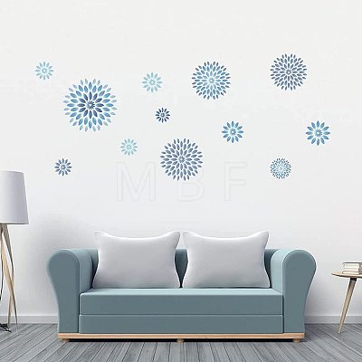 Rectangle with Word PVC Wall Stickers DIY-WH0228-128-1