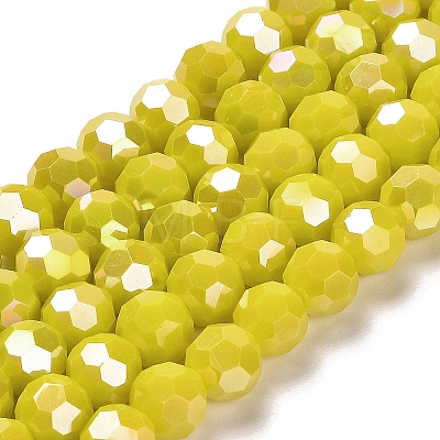 Opaque Glass Beads Stands EGLA-A035-P8mm-B04-1