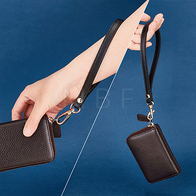   2Pcs 2 Style Leather Bag Wristlet Straps FIND-PH0017-27A-1