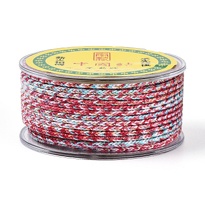 11M Braided Nylon Chinese Knot Cord WCOR-B001-2mm-12-1