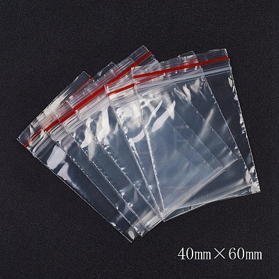 Plastic Resealable Packaging Bags LS-OPP-G001-D-4x6cm-1