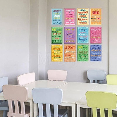 Paper Hanging Banner Classroom Decoration AJEW-WH0340-010-1