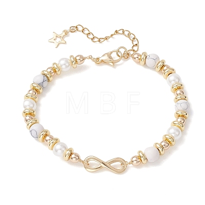 Infinity 304 Stainless Steel Link Bracelets BJEW-JB12799-01-1